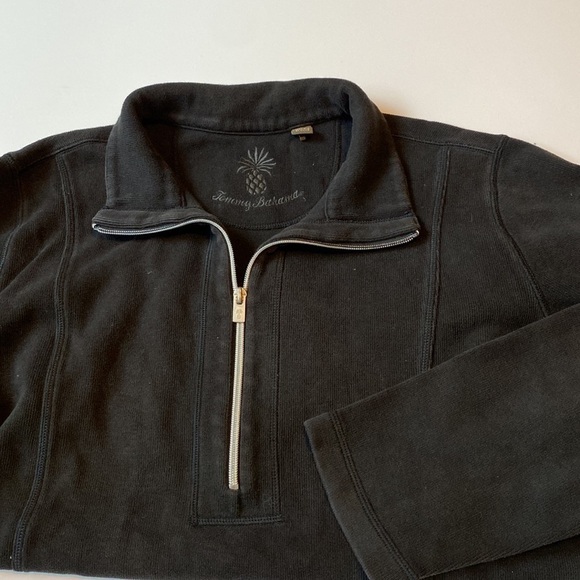 Tommy Bahama 1:2 zip black - Picture 1 of 11